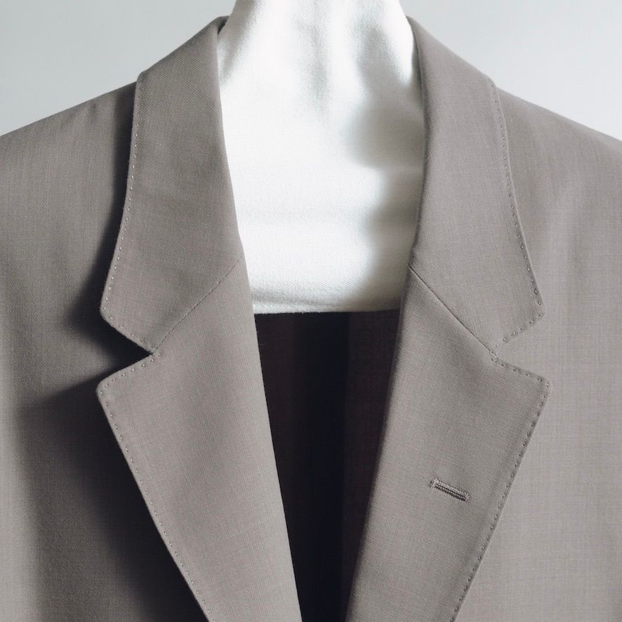 【残り一点】Draped Dart Wool Serge Blazer
