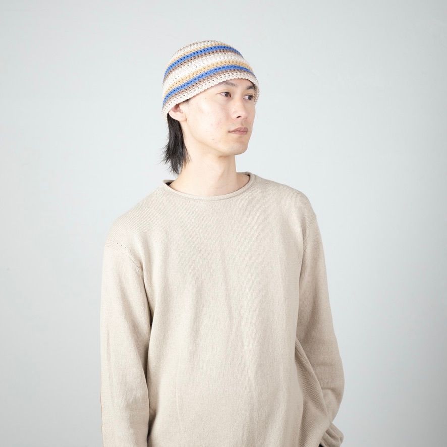 【残り一点】Multi Border Knit Hat
