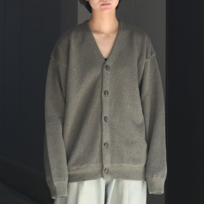 【残り一点】Moss Stitch V/N Cardigan