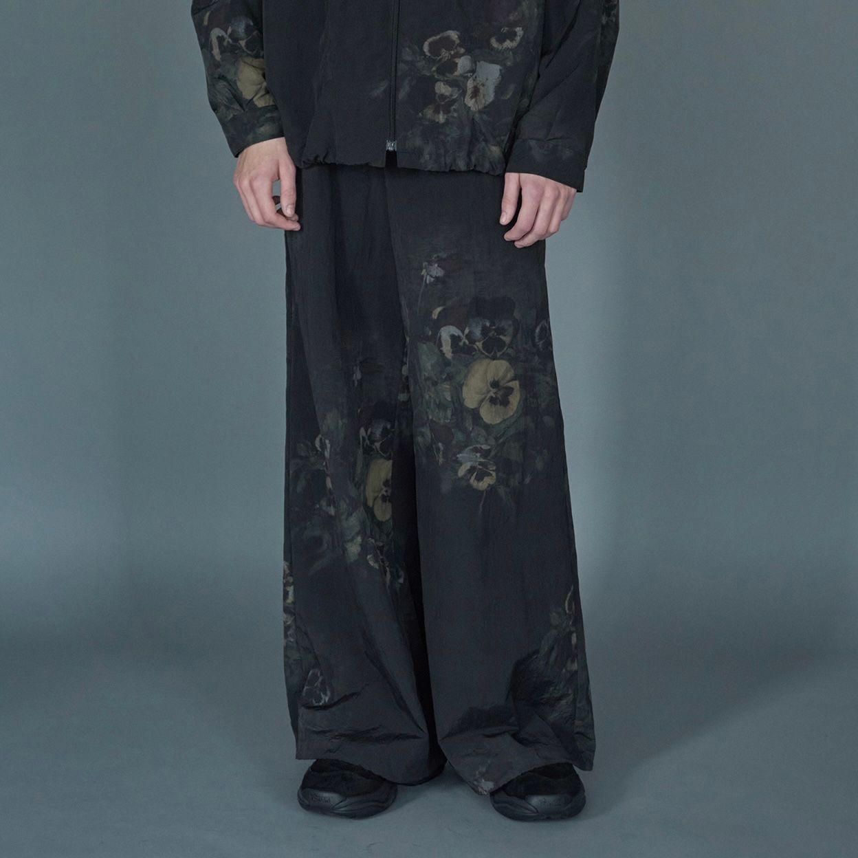 【残り一点】Nylon Tusser Pansy Flare Pants