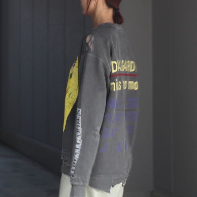 【残りわずか】Bootleg DIY Crew Sweat With Damaged(COORDINATE)