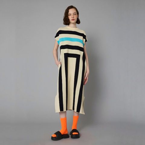 アンスリード ART DOCKING SWEAT OP ワンピース 日本製（ワンピース  