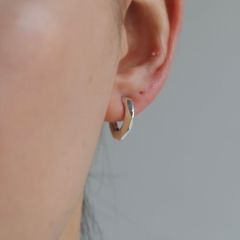 【残り一点】Crockery Earring 左耳用(SILVER)
