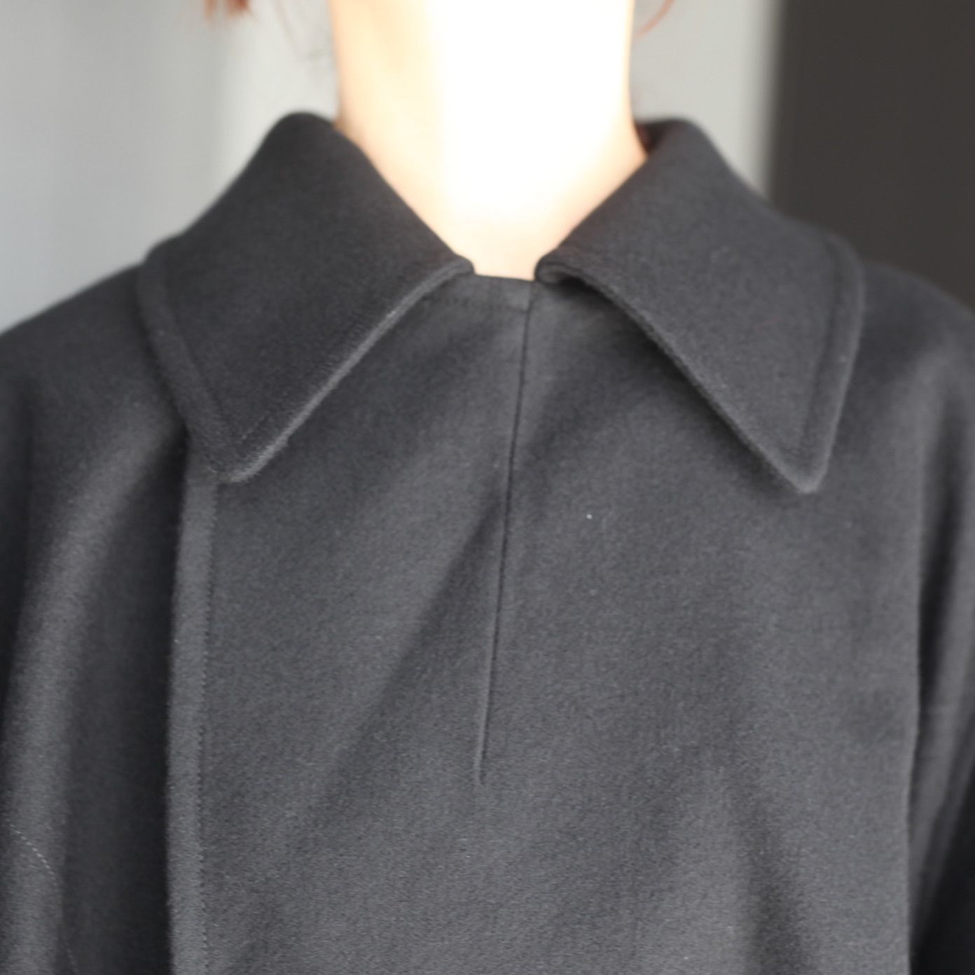 DAIRIKU - 【残り一点】”BATMAN” Drape Long P-coat | ACRMTSM