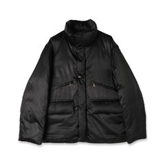 【残り一点】High Count Taffeta Removable Sleeve Down Jacket