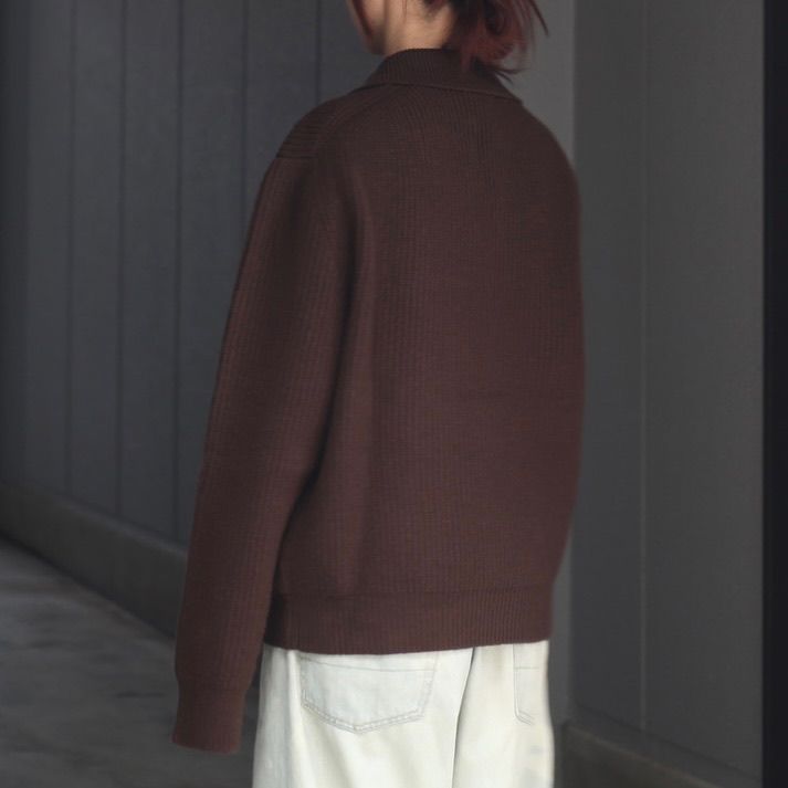 【残り一点】Rib Skipper Sweater