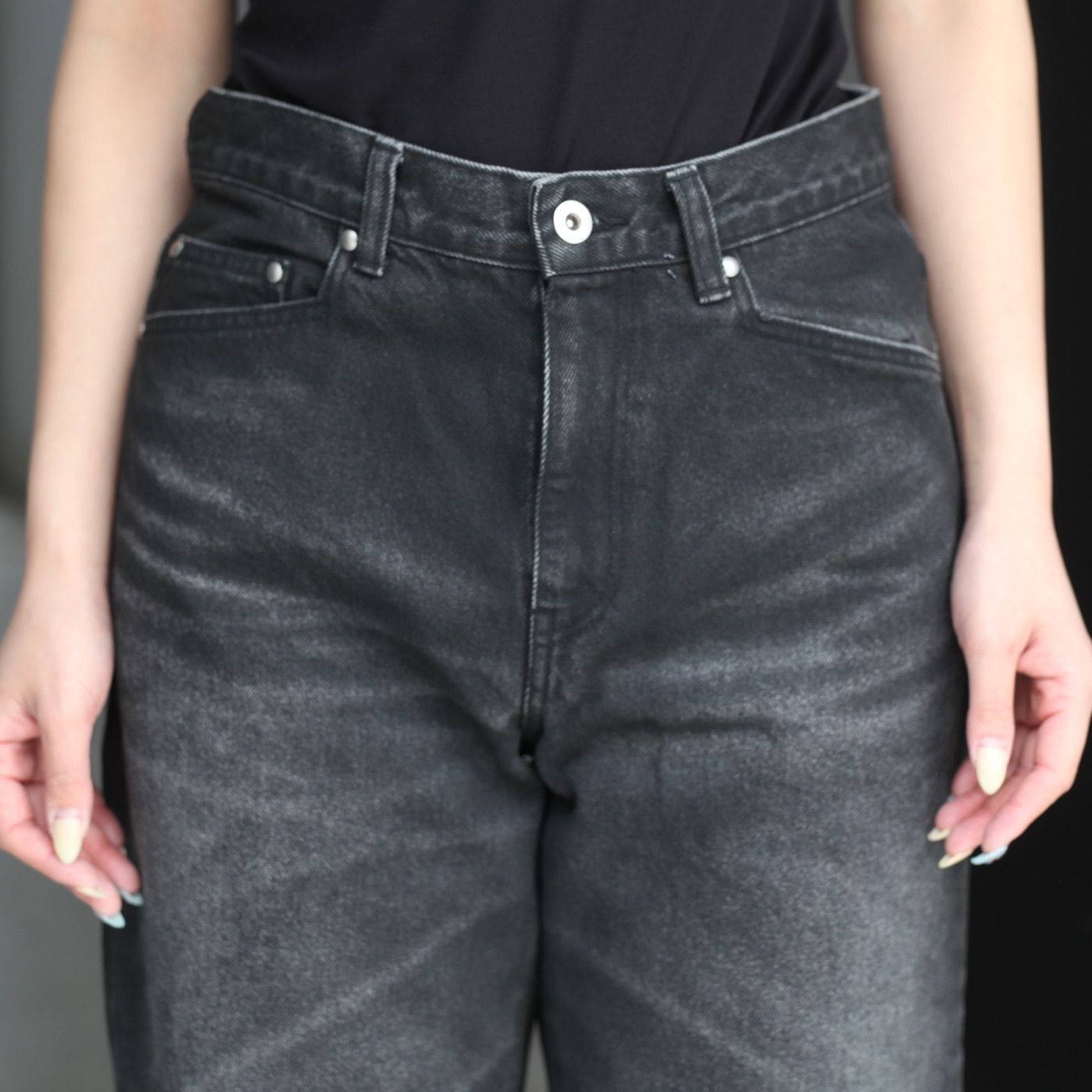 【残り一点】Flocked Denim Pants