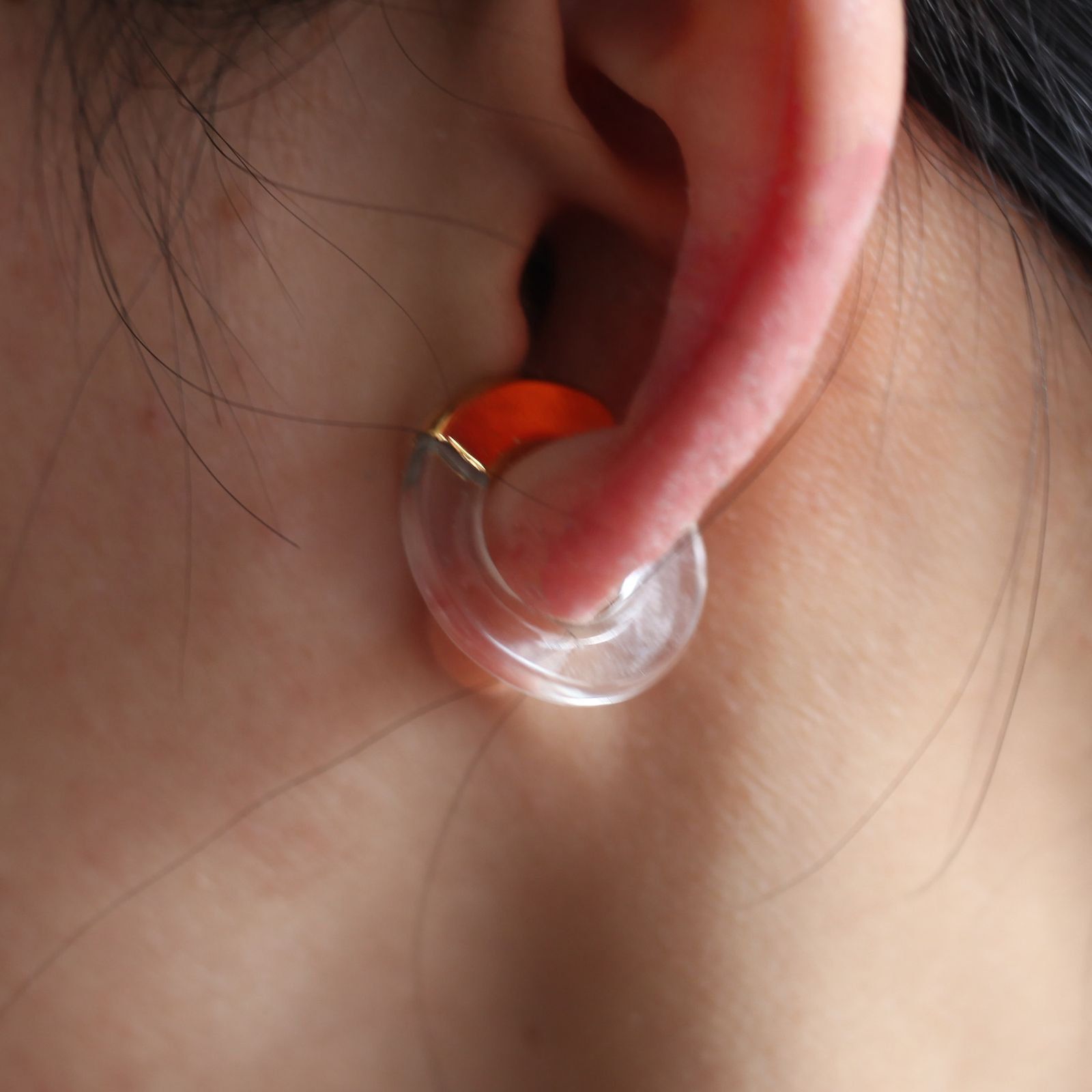PREEK - 【お取り寄せ注文可能】Ukishima Red Agate Ear Cuff(片耳用 