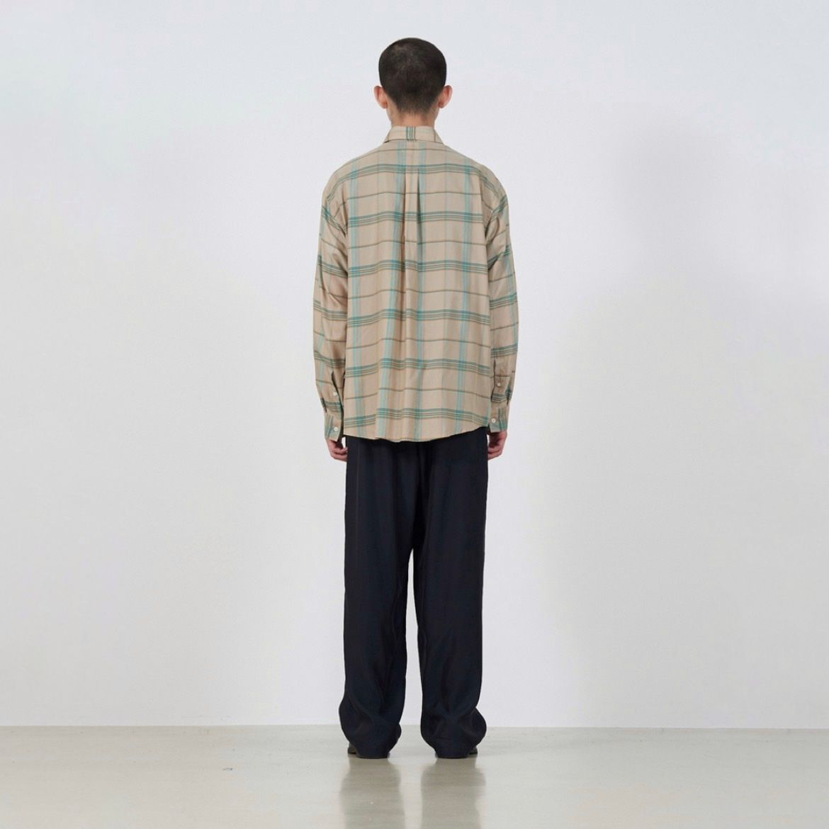 【残り一点】Plaid Regular Collar Shirt
