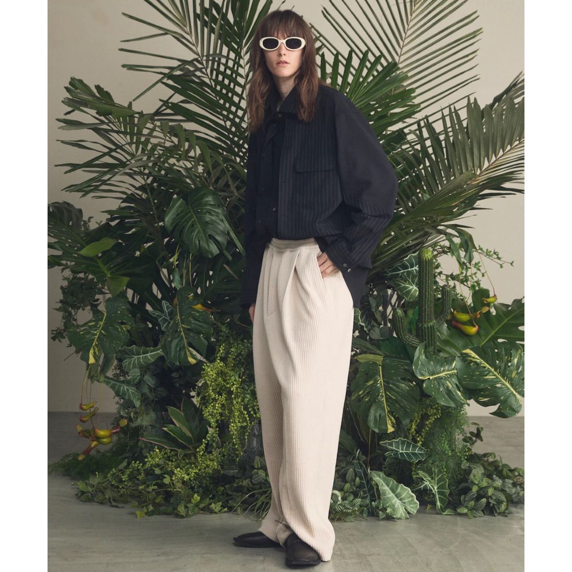 【残り一点】Prime-Over Layering Open Collar Shirt