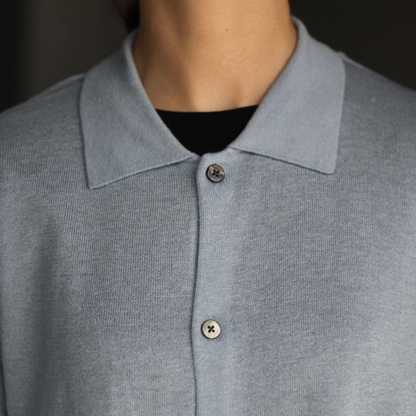 即完売品　WYM KNIT SHIRT CARDIGAN 新品タグ付き　Ｍサイズ YOKE - 【残りわずか】Mesh Knitted Shirt Cardigan | ACRMTSM