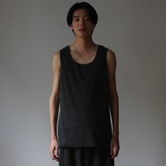 【残り一点】Dyed Ribbed Scoop Neck Tank