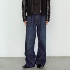【残り一点】3D Twisted Wide Leg Jeans