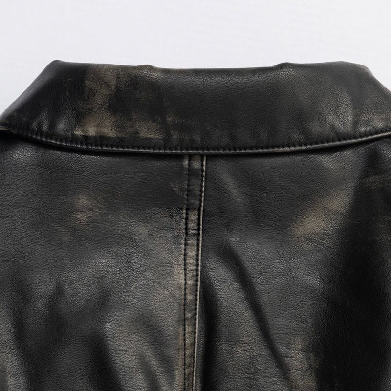 【残り一点】Flight Leather Bomber Jacket