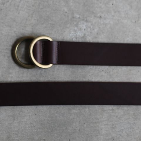 【残り一点】Ring Belt Wide(BROWN×GOLD)