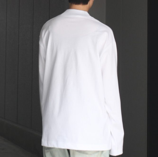 【残りわずか】12/- Air Spinning Mockneck T-shirt