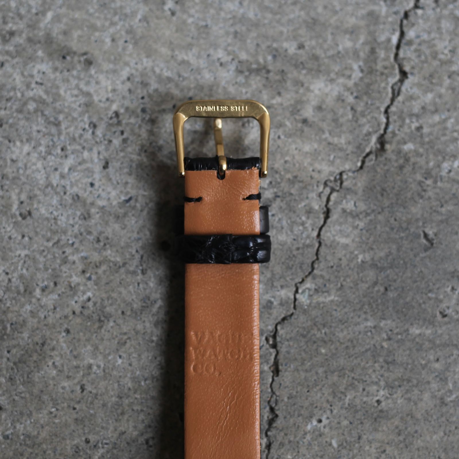 【残り一点】Coussin 12 Croco(WOMEN/GOLD×BLACK)