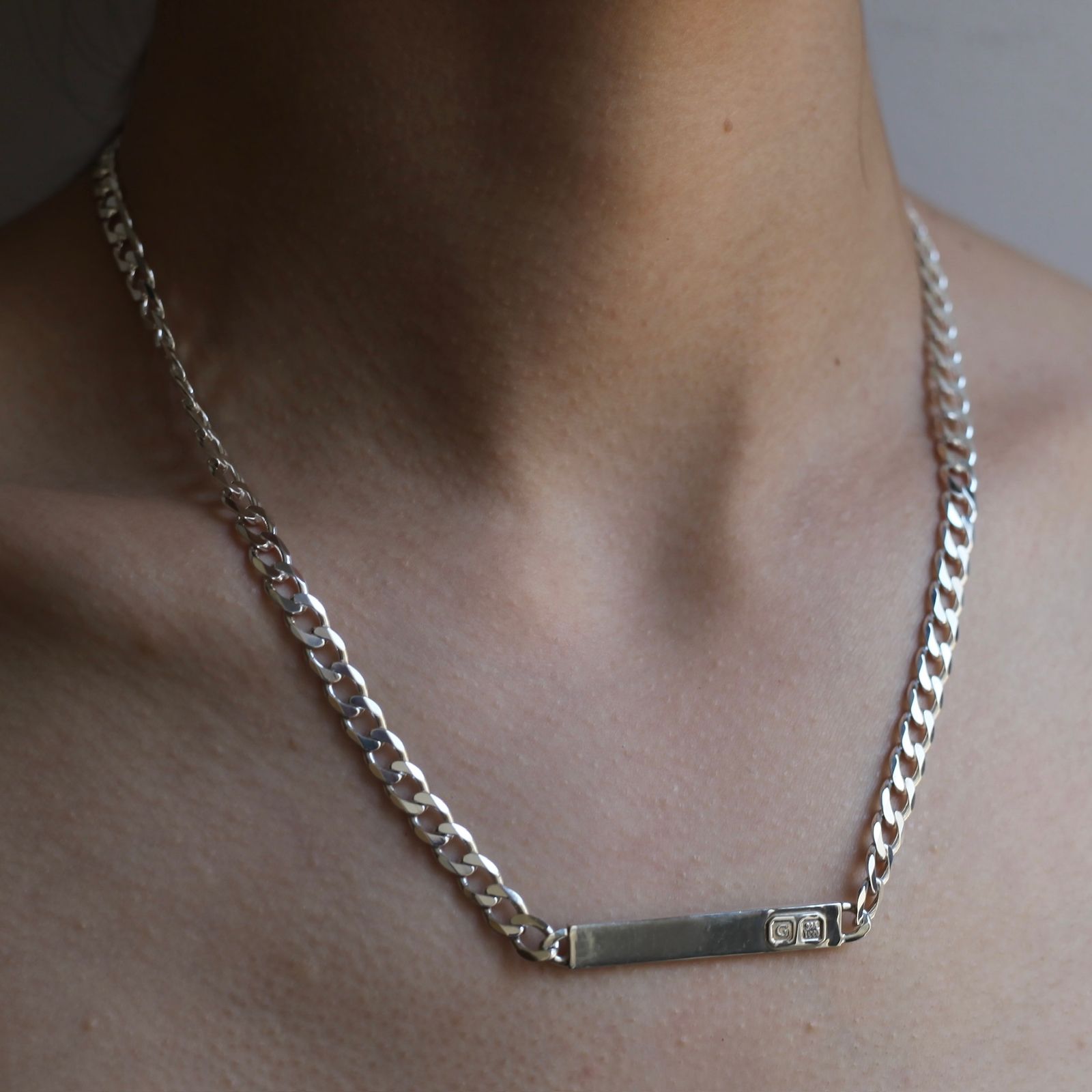 【残り一点】ID Necklace Large(SILVER)