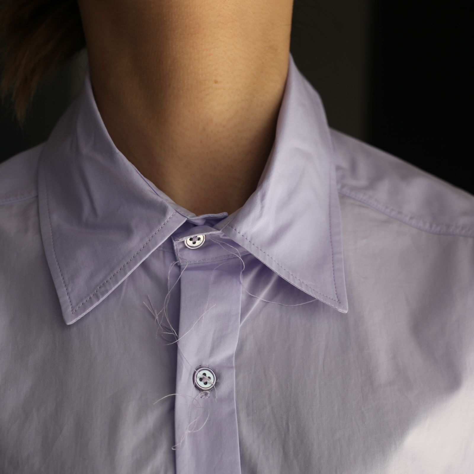 白 フリル付 CAMIEL FORTGENS / BOXY SHIRT | mcshoescolombia.com.co