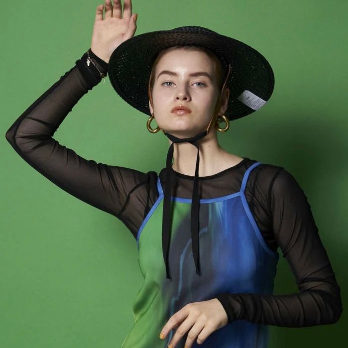 【再販売通知受付可能】Premium Power Mesh Crew Top