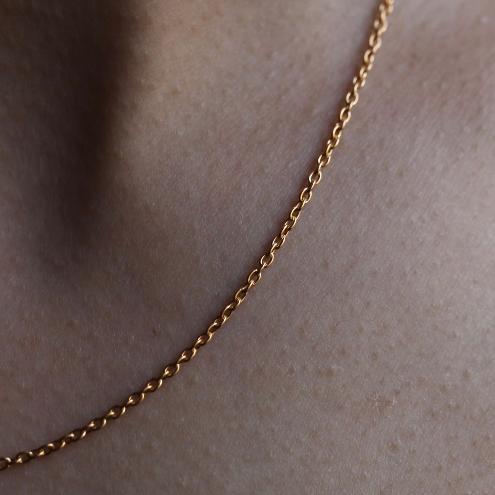 【残りわずか】Narrow Chain Necklace(GOLD)
