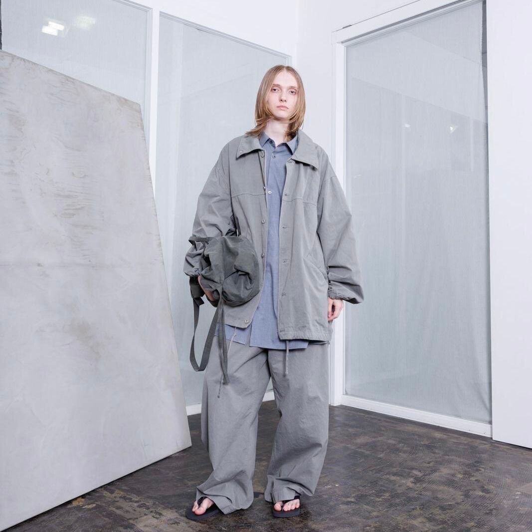 【残り一点】ガーメントダイオーバーサイズハーフコート