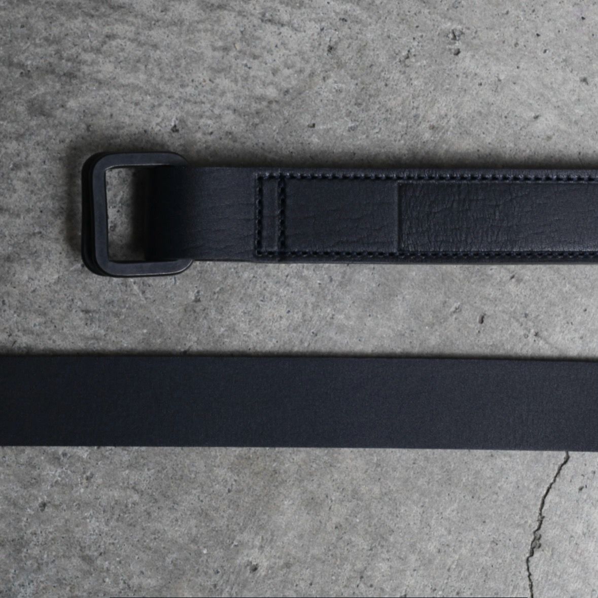 【残りわずか】Leather Belt(RECTANGLE BUCKLES)