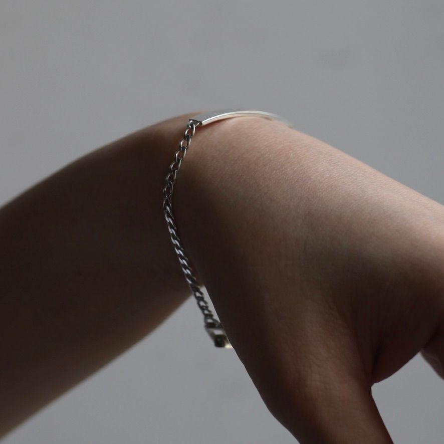 【お取り寄せ注文可能】ID Bracelet_XS(SILVER)