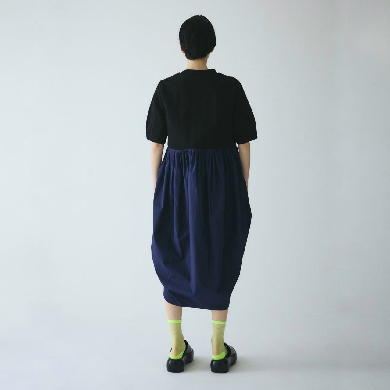 【残り一点】Cut Docking Shirt Dress