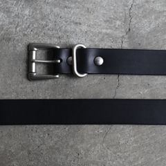 【再販売通知受付可能】Standard Belt Wide(BLACK×SILVER)