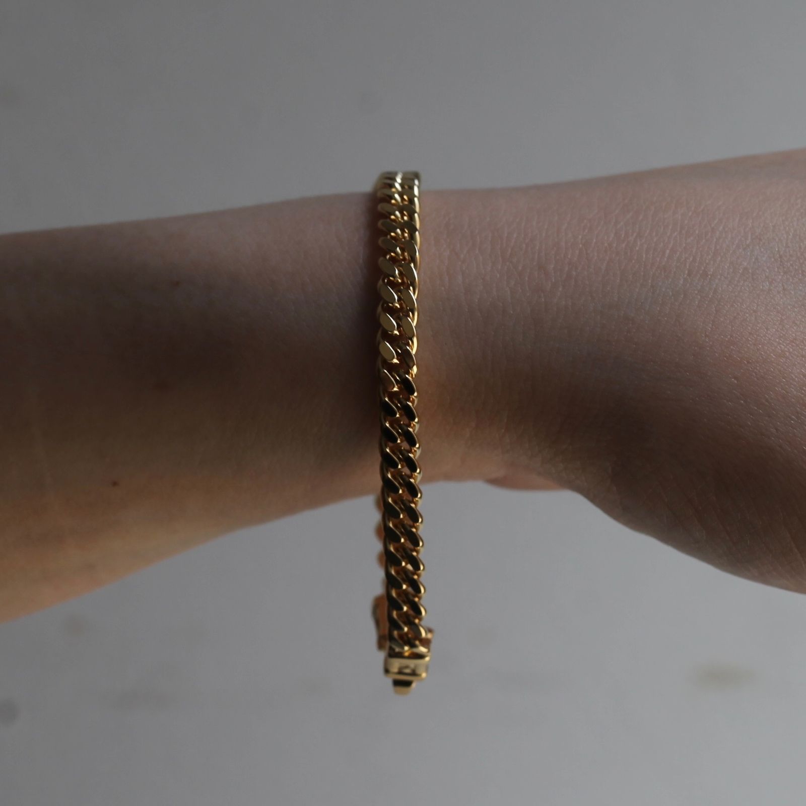 TOMWOOD - 【残りわずか】Curb Bracelet_L(GOLD) | ACRMTSM