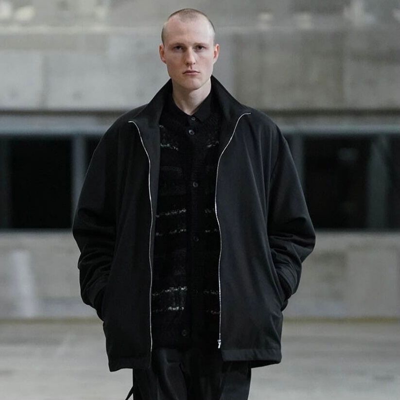 stein Melton Zip Half Coat - 通販 - gofukuyasan.com