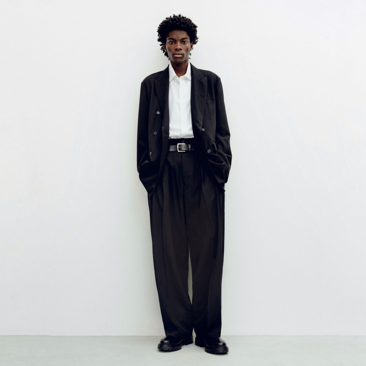 【残り一点】Wool Gabardine Double Breasted Jacket