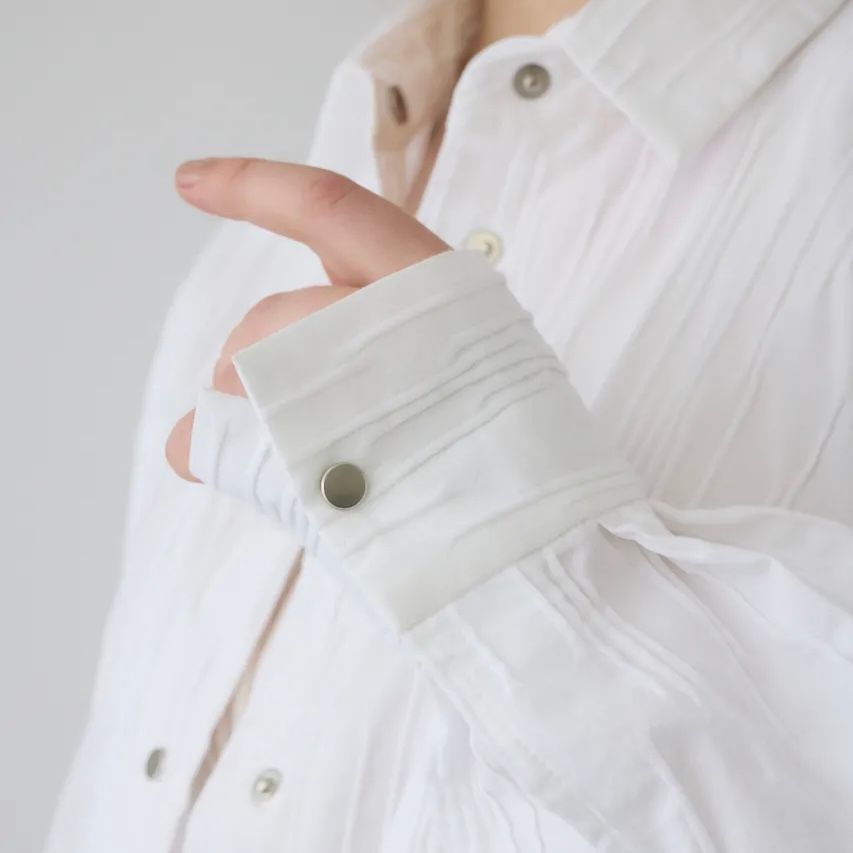 【残り一点】Tuck Pleats Back Volume SH