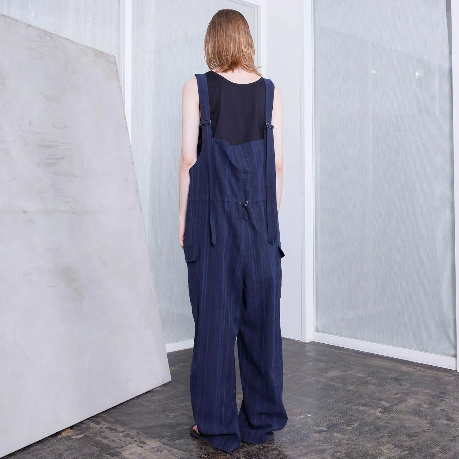 【残り一点】テクニカルオーバーオール(LINEN/COTTON)