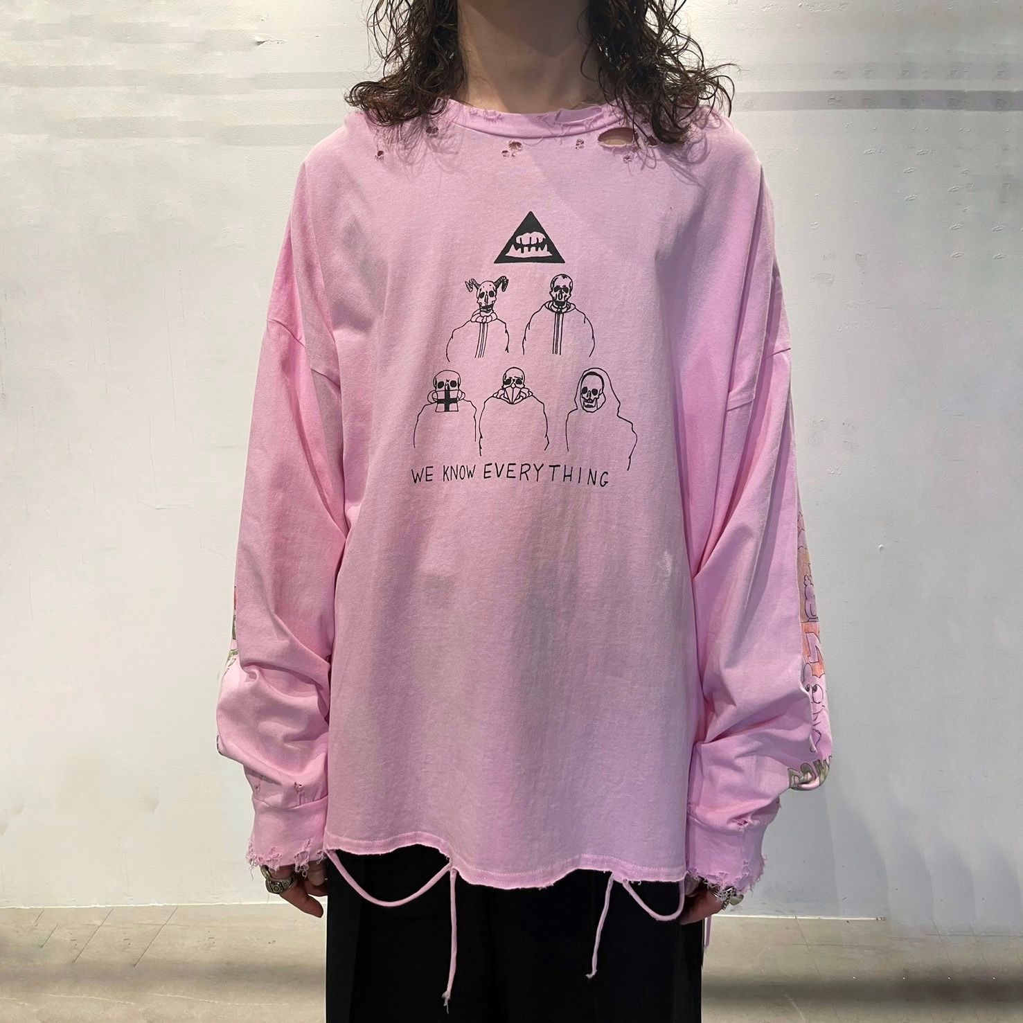 【残り一点】Skull & Chaos Long Sleeve T-shirt