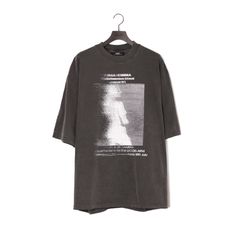 【残り一点】Pigment Drop Shoulder T-shirt(CINEMA)