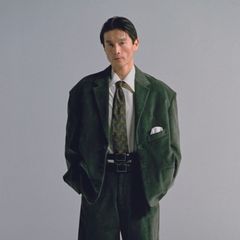 【再販売通知受付可能】Round Big Shoulder Corduroy Jacket