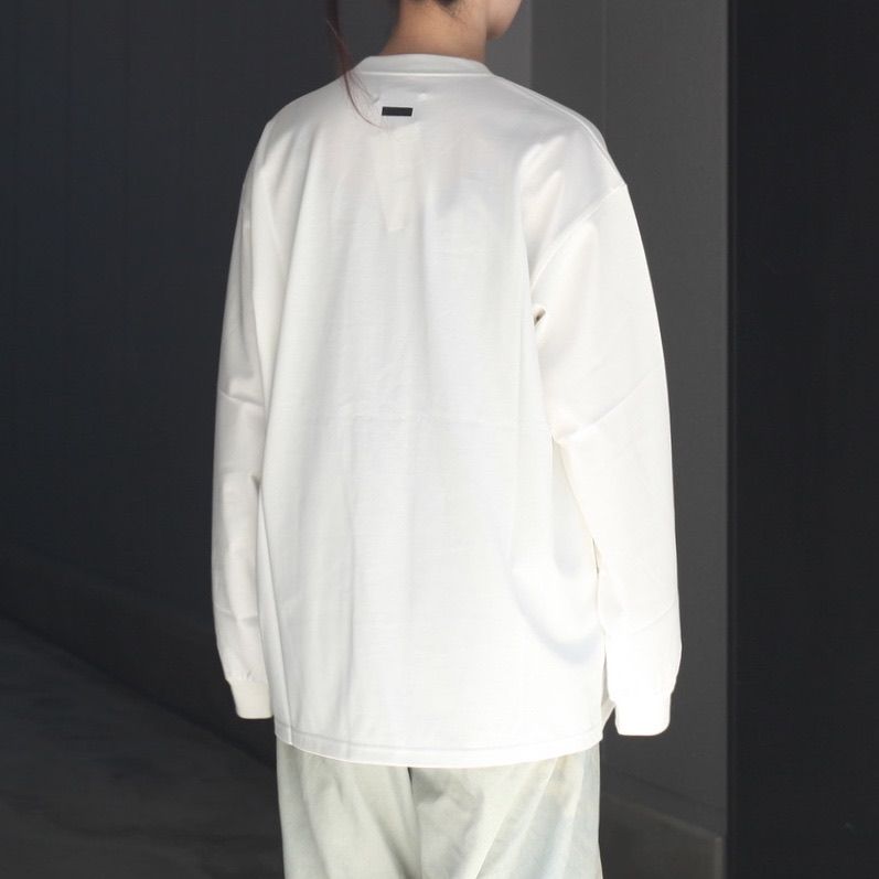 【残りわずか】Supima Cotton Oversized Long Sleeve Pocket Tee