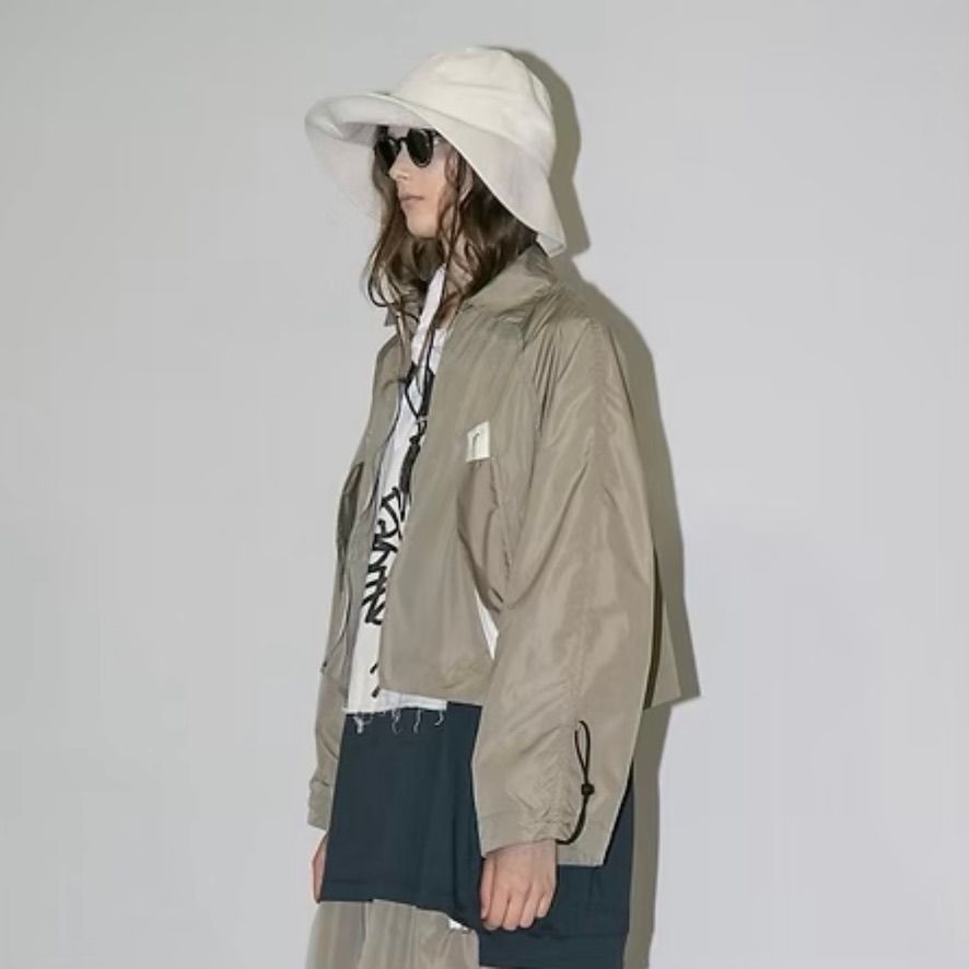 【残り一点】ナイロンタフタショートジップブルゾン