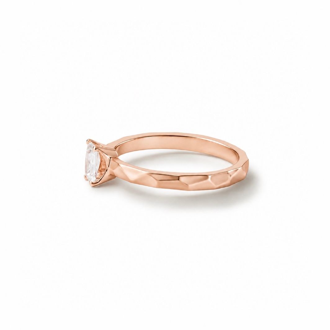 【お取り寄せ注文可能】Quon Square Ring(K18 PINK GOLD)