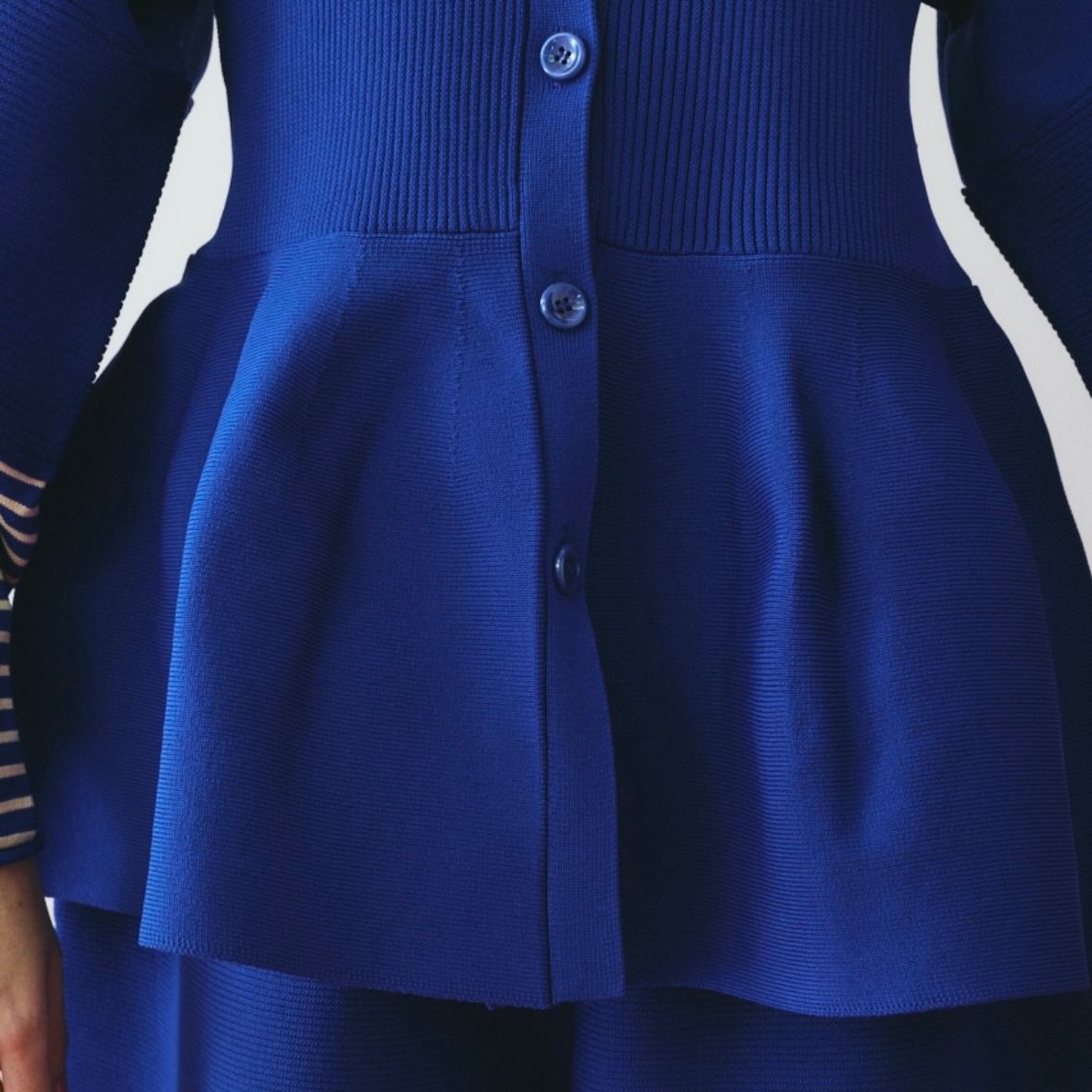 【残り一点】Border Sleeve Knit Tops