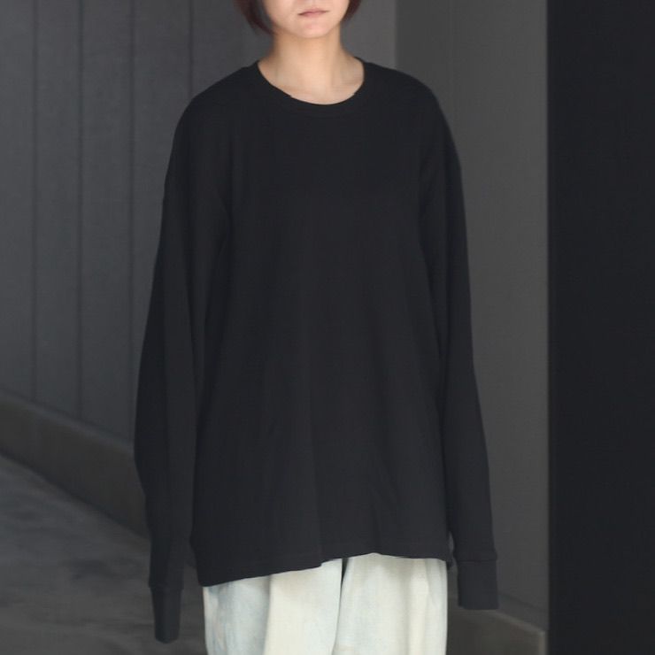 【再販売通知受付可能】18G Heavy Weight Garment Dye L/S Waffle