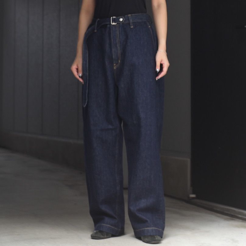 【残り一点】Belted Trousers(ONE WASH)