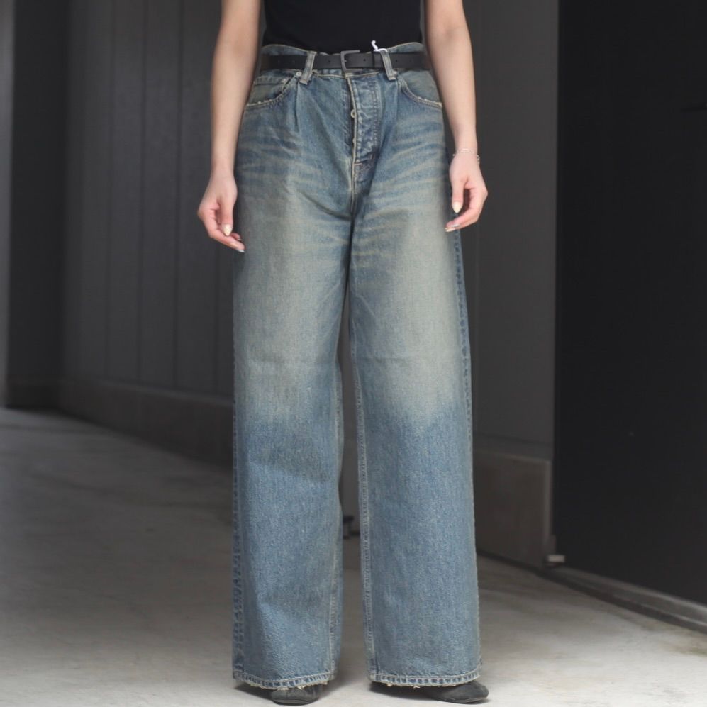 【残りわずか】Wide Vintage Denim Pants