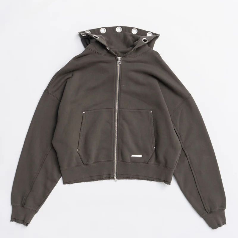 【残り一点】Eyelet Hoodie Parka