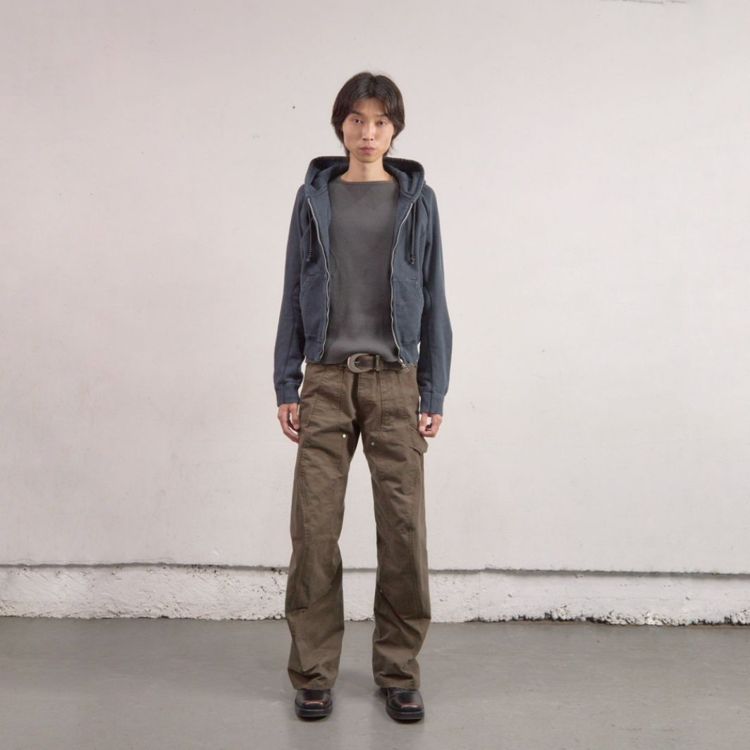 【残り一点】Curved Leg Double Knee Work Pants