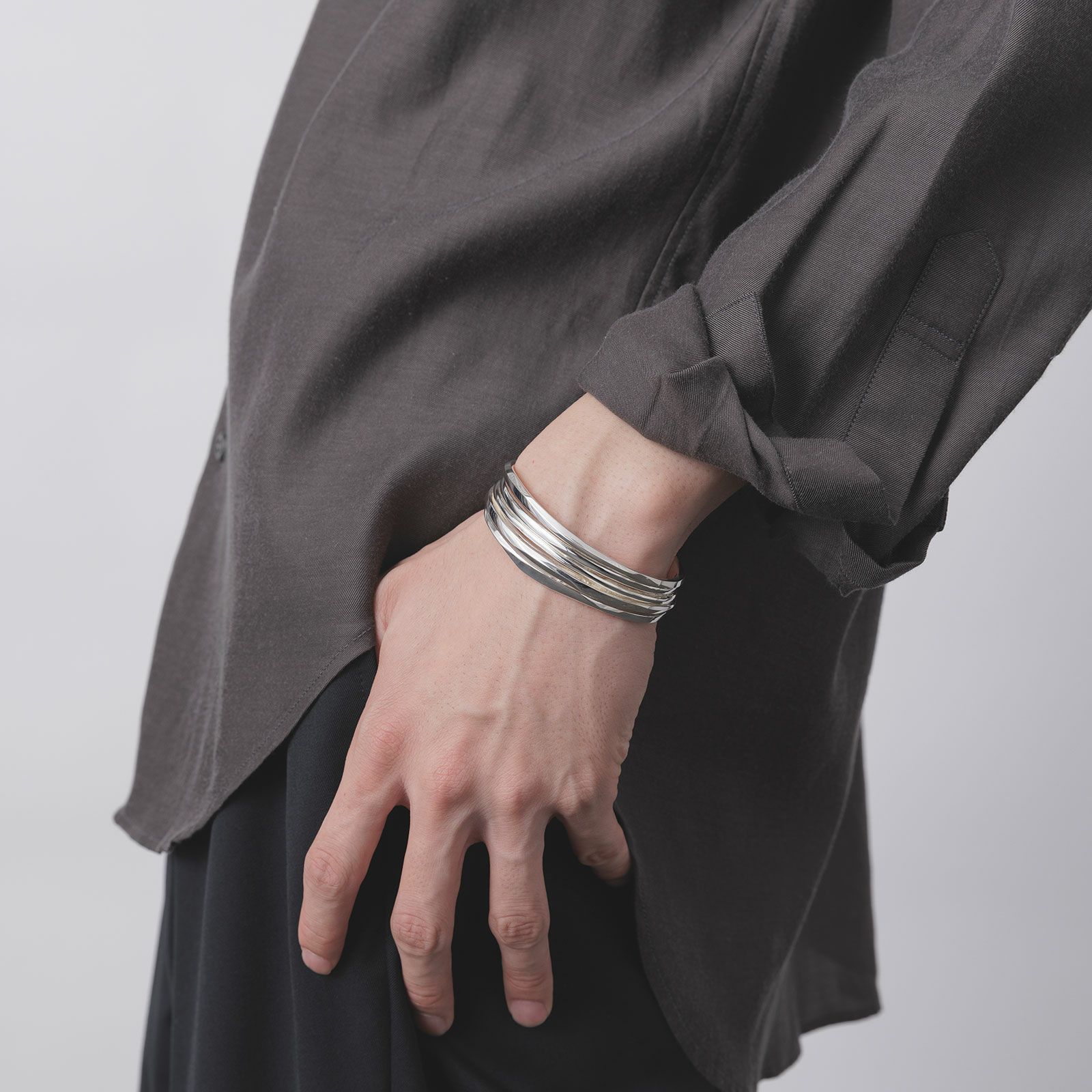 【お取り寄せ注文可能】Union Fivefold Bangle(SILVER)