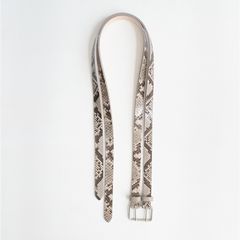 【残り一点】Snake Leather Double Pin Split Belt