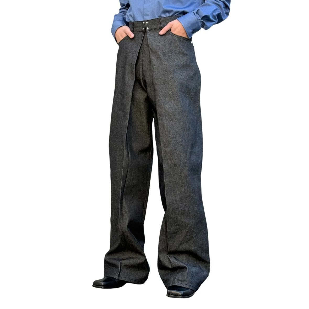 【残りわずか】Rigid Denim Wide Pants(MEN)